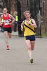 Angela McGurk (Jarrow) finishing 3rd in the Wallsend Harriers Terry O'Gara Memorial 5k Road Race.